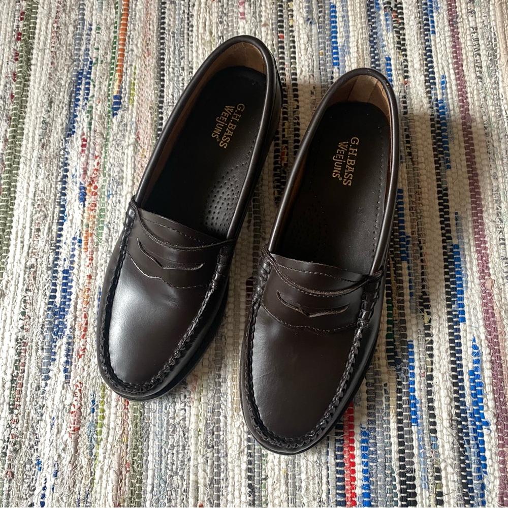 G.H. Bass & Co. Espresso Leather Loafers